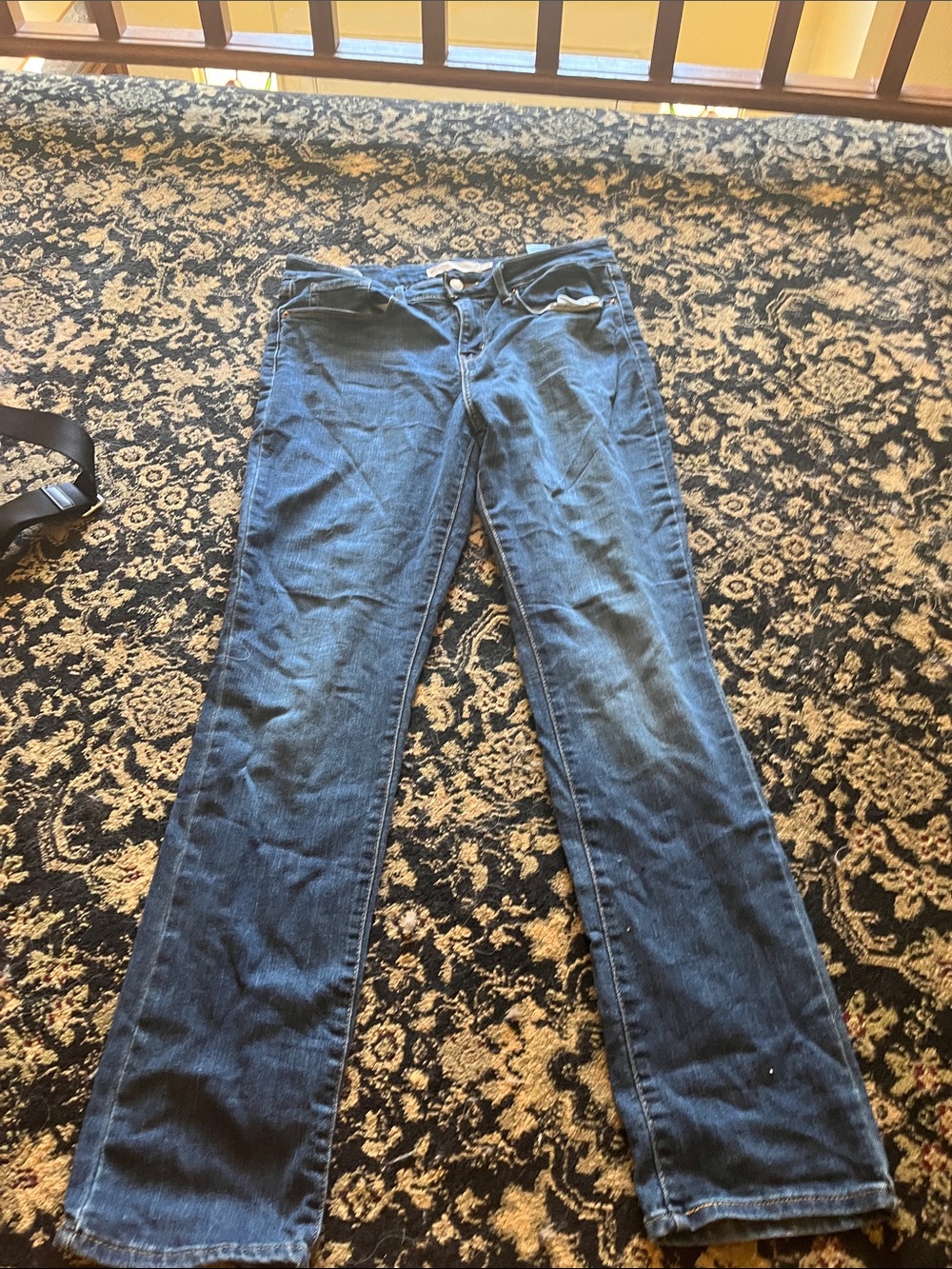 Classic Women's Straight-Leg Jeans in Dark Blue